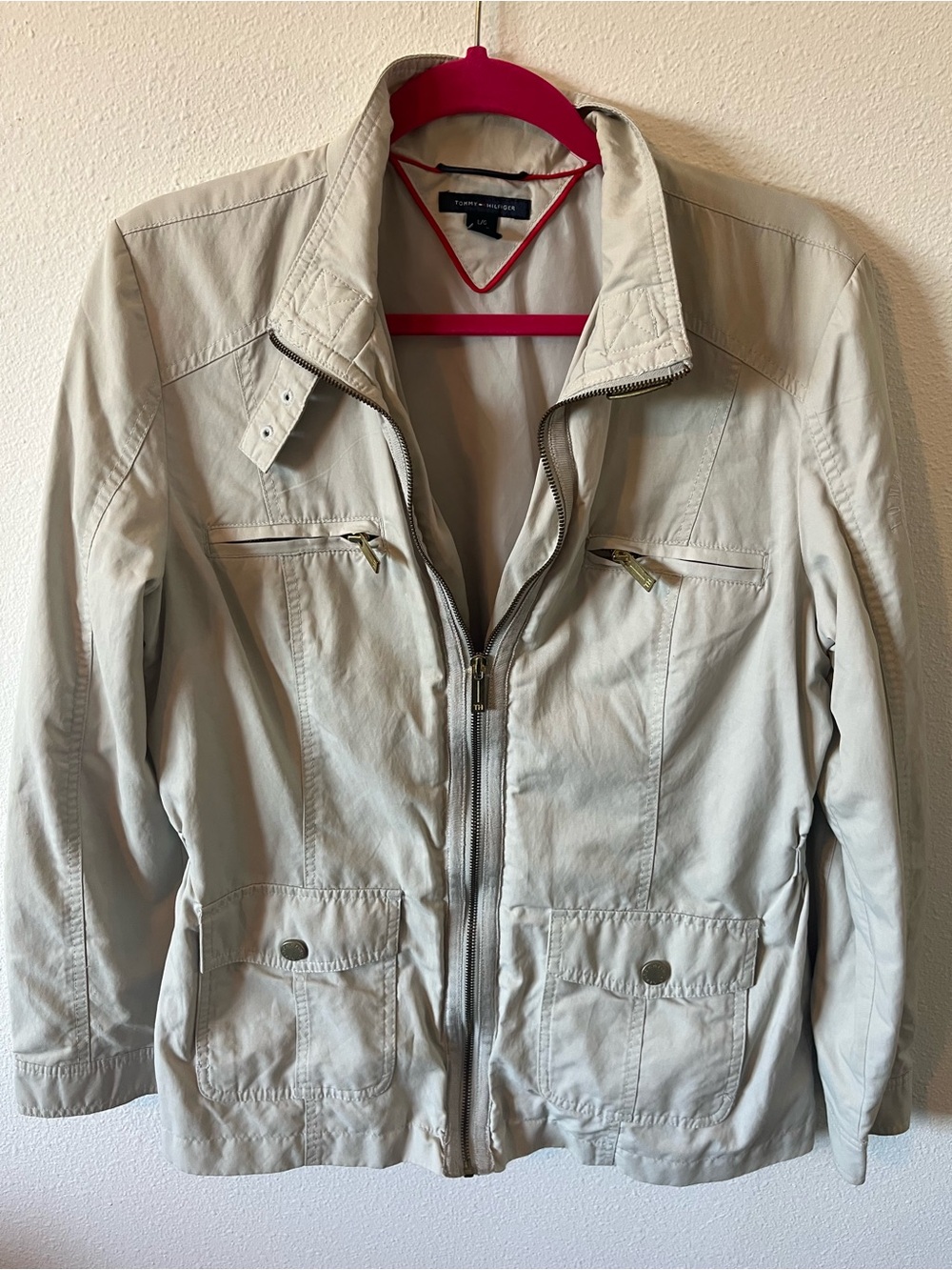 Tommy Hilfiger Light Gray Utility Jacket